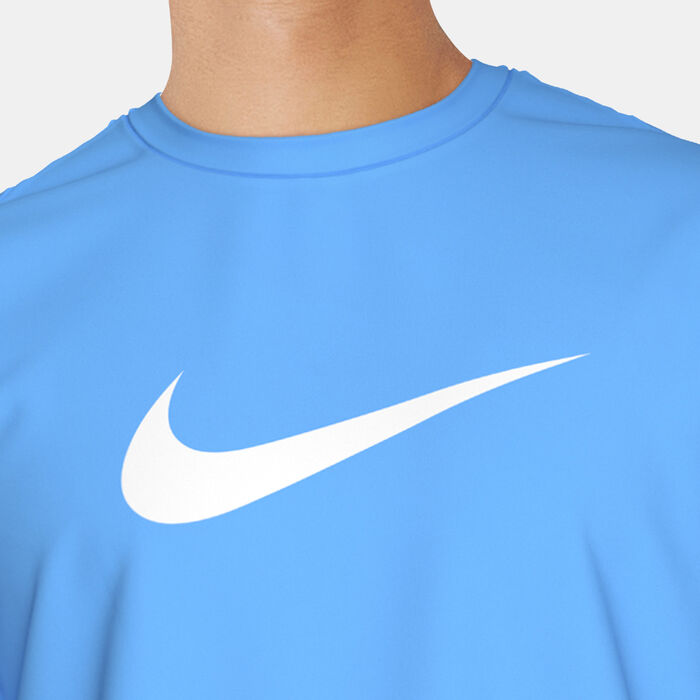 Nike Swim Men's Swim Better Icon Hydro Rashguard Blue image number 3