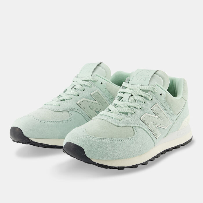 New Balance Women's 574 Shoes Green New Balance Women's 574 Shoes Green image number 1