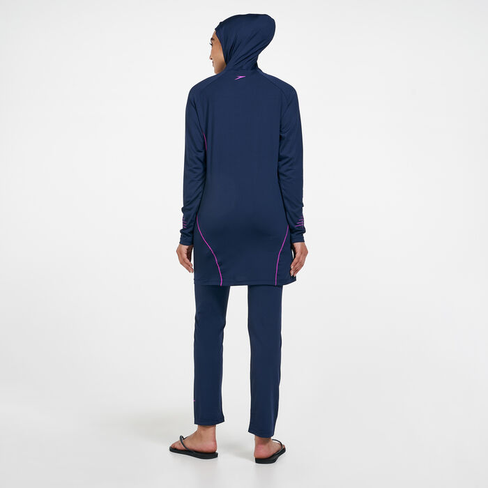 Speedo Women's Delight Modest 2-Piece Swimsuit Blue image number 1