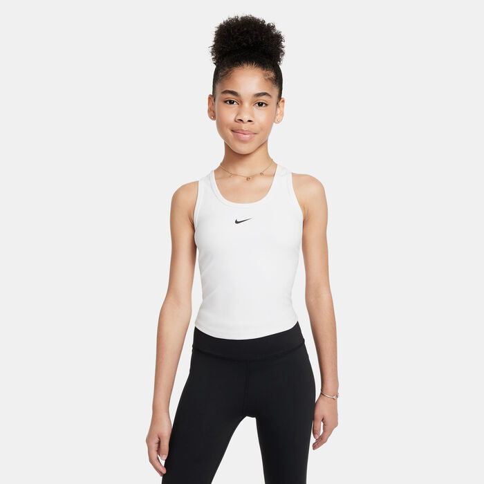 Nike Kids' One Dri-FIT Training Tank Top White Nike Kids' One Dri-FIT Training Tank Top White image number 0
