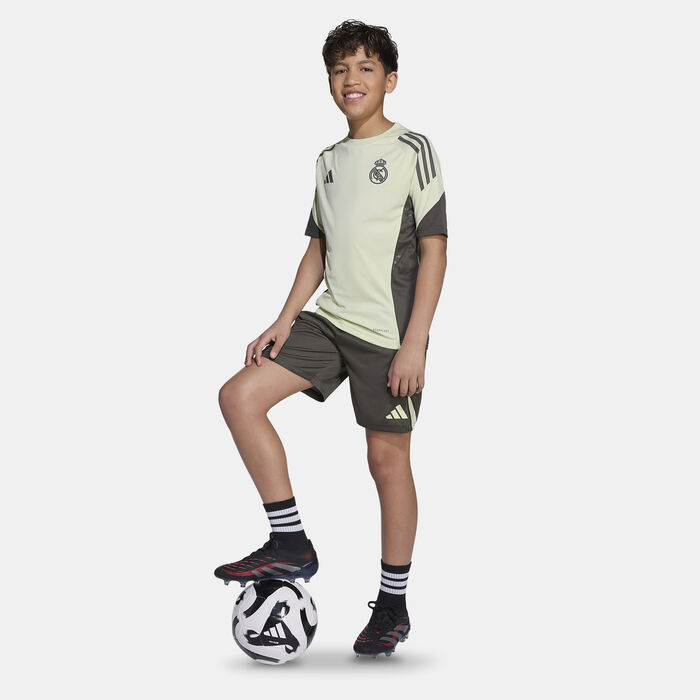 adidas Kids' Real Madrid Tiro 25 Competition Training Football Shorts Grey adidas Kids' Real Madrid Tiro 25 Competition Training Football Shorts Grey image number 2