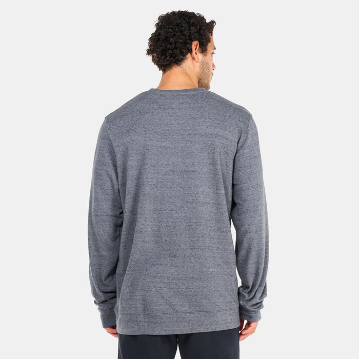 Under Armour Men's UA Rival Terry Sweatshirt Grey Under Armour Men's UA Rival Terry Sweatshirt Grey image number 1