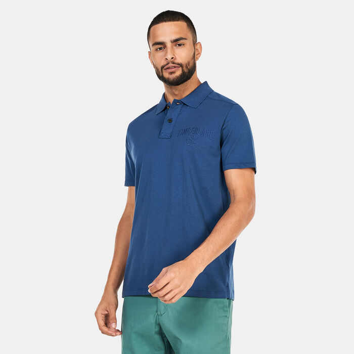 Timberland Men's Outdoor Heritage EK+ Polo Shirt Blue Timberland Men's Outdoor Heritage EK+ Polo Shirt Blue image number 0