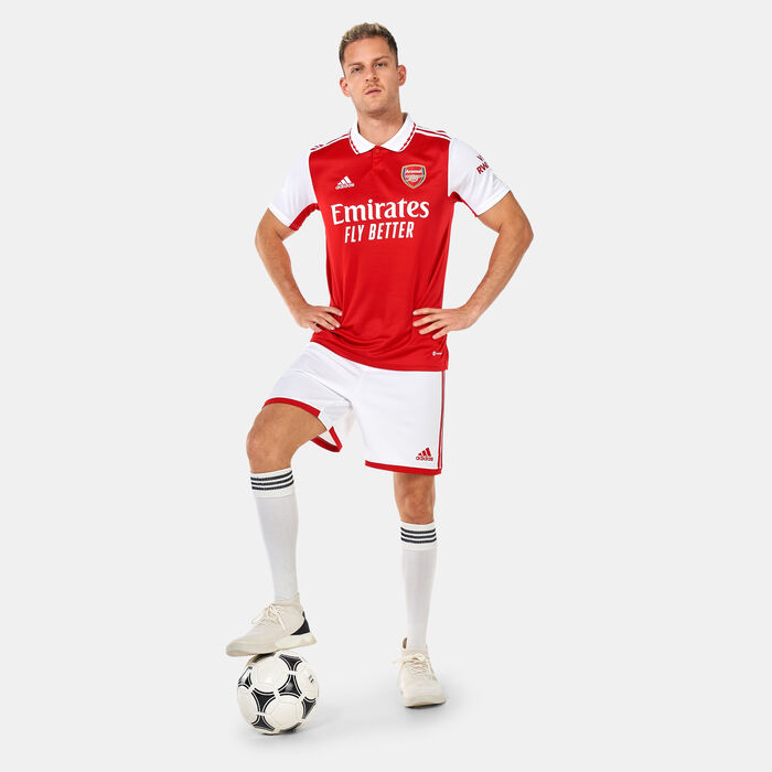 adidas Men's Arsenal Home Shorts - 2022/23 White image number 2