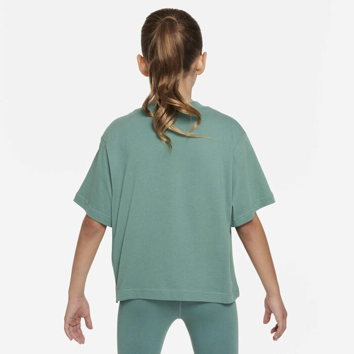 Nike Kids' Sportswear T-Shirt Green Nike Kids' Sportswear T-Shirt Green image number 1