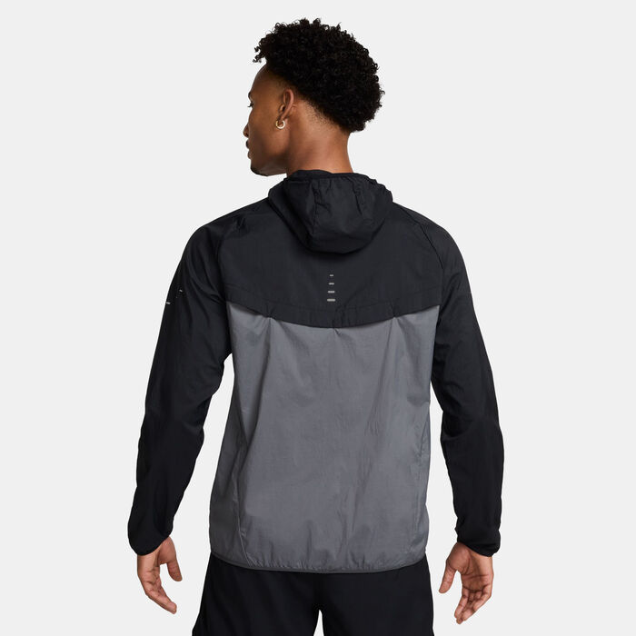 Nike Men's Stride Repel UV Running Jacket Grey Nike Men's Stride Repel UV Running Jacket Grey image number 1