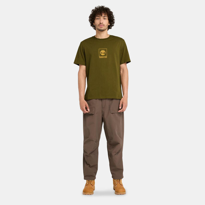 Timberland Men's Stack Camo T-Shirt Green image number 2