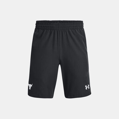Under Armour Kids' Project Rock Woven Shorts Black Under Armour Kids' Project Rock Woven Shorts Black