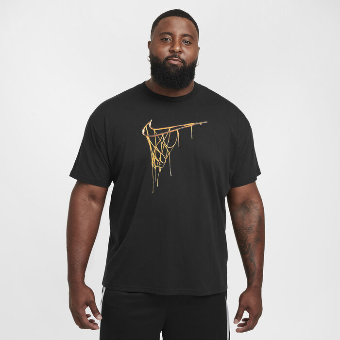 Nike Men's Max90 Basketball T-Shirt Black Nike Men's Max90 Basketball T-Shirt Black image number 5
