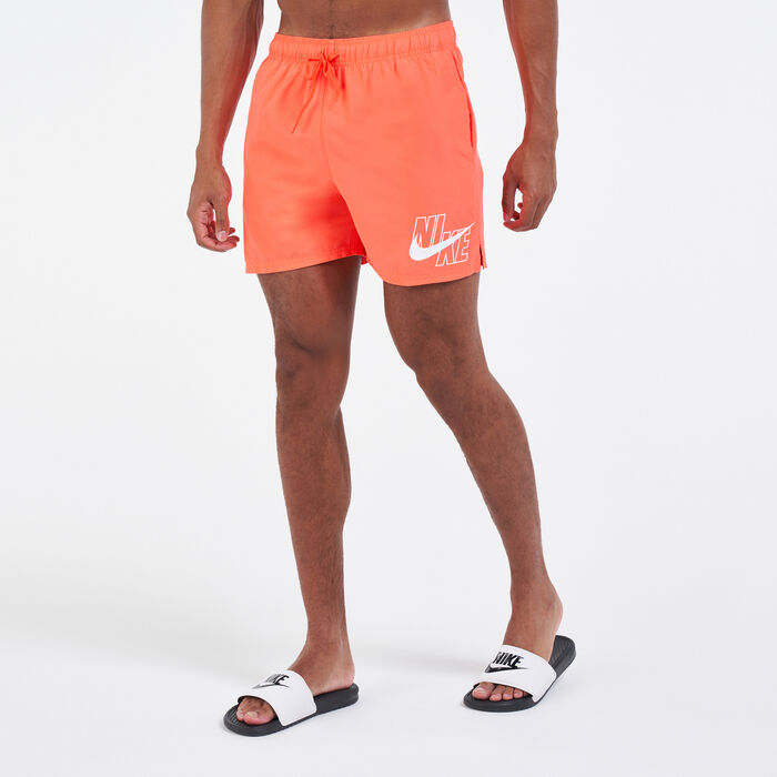 Nike Swim Men's 5-Inch Volley Swimming Shorts Red Nike Swim Men's 5-Inch Volley Swimming Shorts Red image number 0