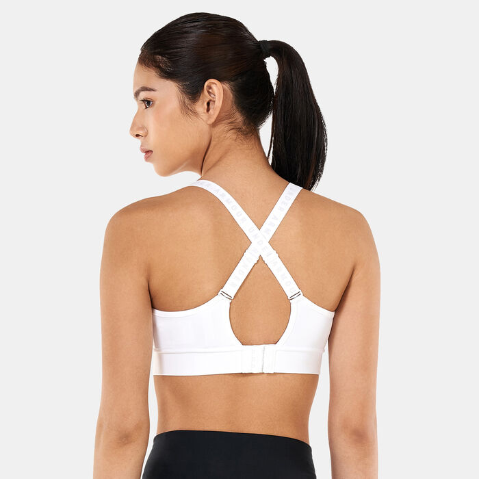 Under Armour Women's Infinity Mid Covered Medium-Support Training Sports Bra White image number 1