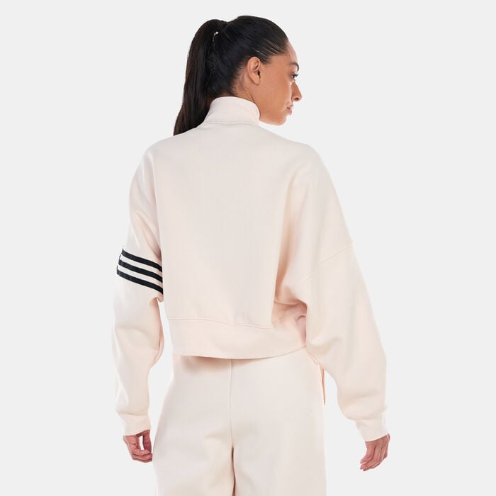 adidas Originals Women's Adicolor Neuclassics Track Jacket Beige adidas Originals Women's Adicolor Neuclassics Track Jacket Beige image number 1