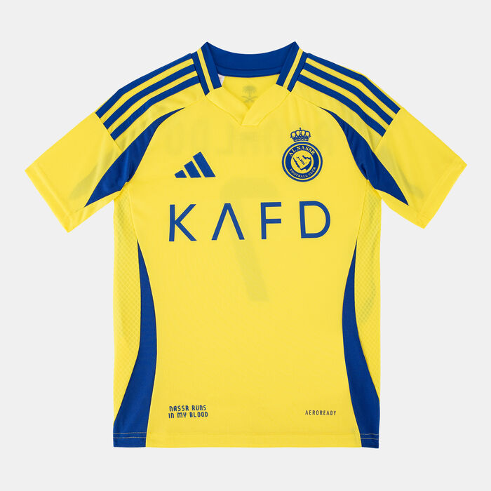 adidas Kids' Al Nassr 24/25 Home Football Jersey yellow image number 0