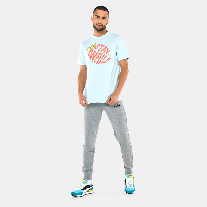 PUMA Men's Summer Squeeze Graphic T-Shirt Blue PUMA Men's Summer Squeeze Graphic T-Shirt Blue image number 2
