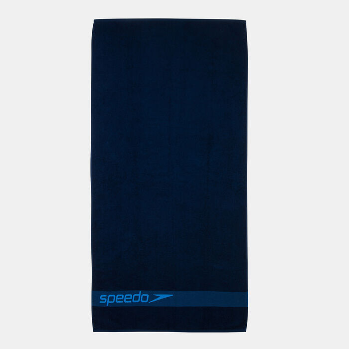 Speedo Border Towel Blue Speedo Border Towel Blue image number 1