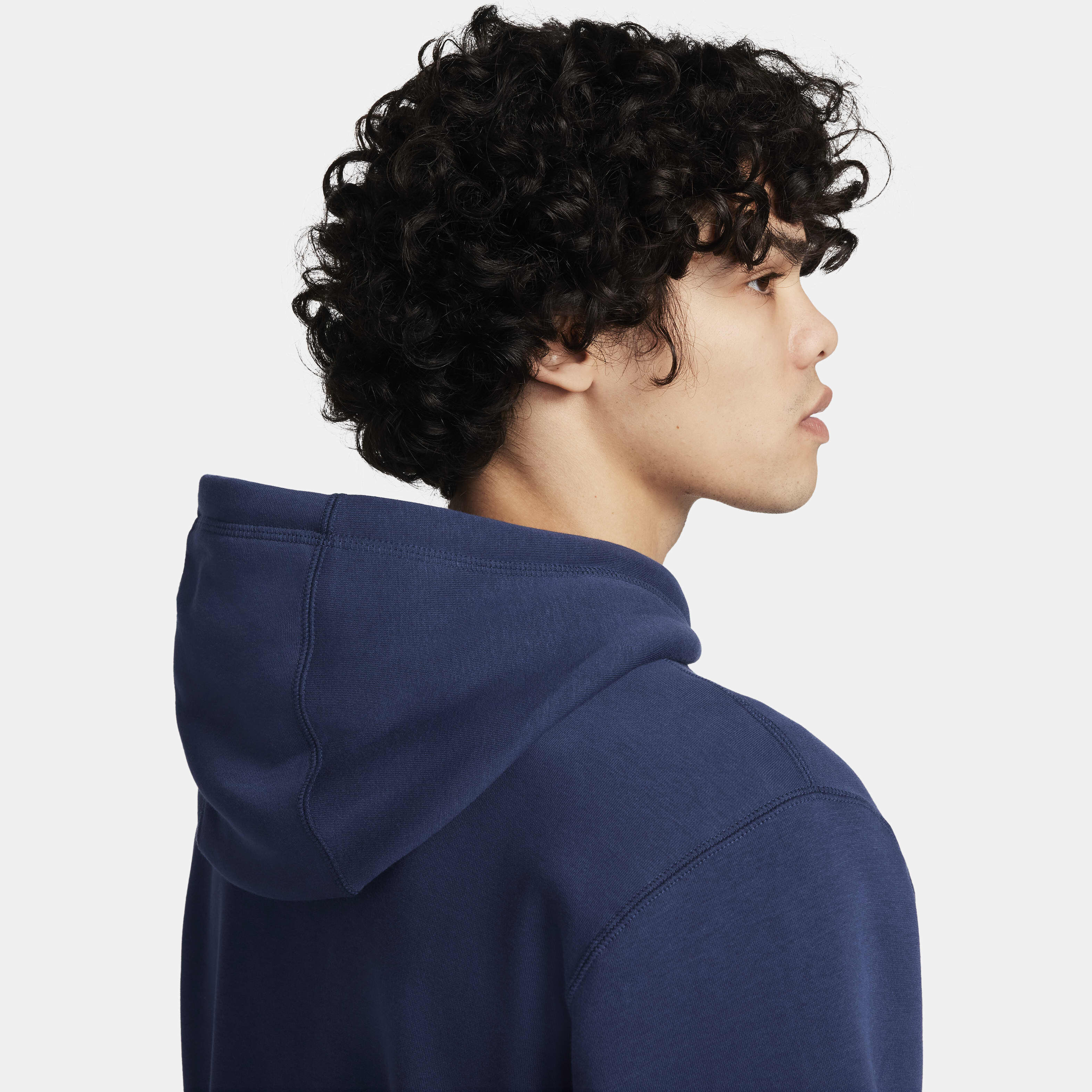 Men s Club Fleece Pullover Hoodie Blue Nike in KSA SSS