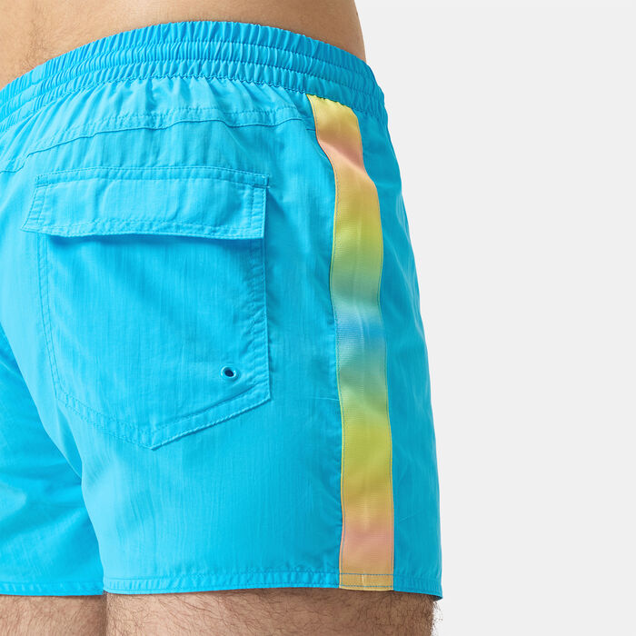 Speedo Mens Retro Swimming Shorts Blue Speedo Mens Retro Swimming Shorts Blue image number 4