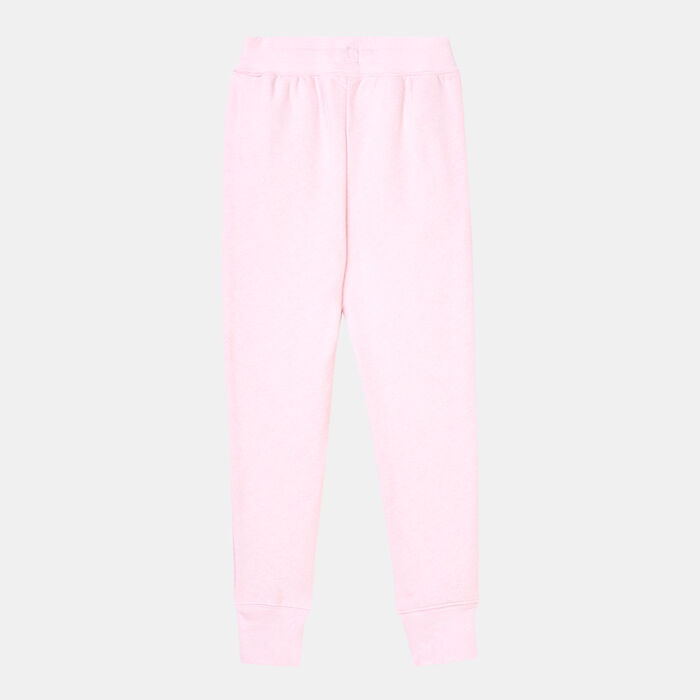 Under Armour Kids' UA Rival Fleece EM Joggers Pink Under Armour Kids' UA Rival Fleece EM Joggers Pink image number 1