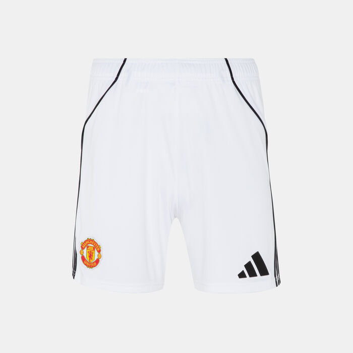 adidas Men's Manchester United 25/26 Home Replica Football Shorts White adidas Men's Manchester United 25/26 Home Replica Football Shorts White image number 1