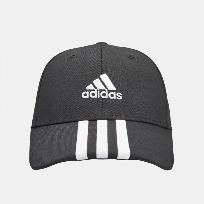 adidas 3-Stripes Baseball Cap Black adidas 3-Stripes Baseball Cap Black image number 0