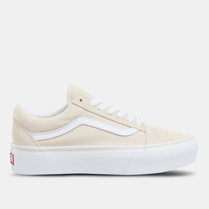 Vans Old Skool Platform Unisex Shoes Beige Vans Old Skool Platform Unisex Shoes Beige image number 0