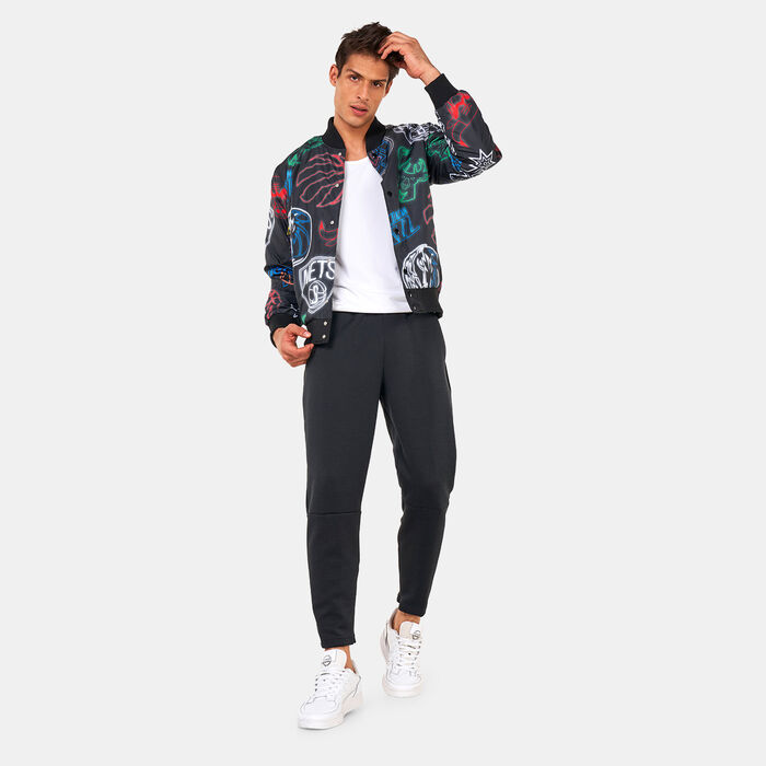 New Era NBA Printed Bomber Jacket Black image number 2
