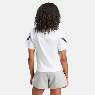 adidas Women's Z.N.E. T-Shirt White