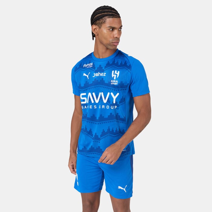 PUMA Men's Al Hilal 25/26 Home Replica Football Jersey Blue PUMA Men's Al Hilal 25/26 Home Replica Football Jersey Blue image number 0