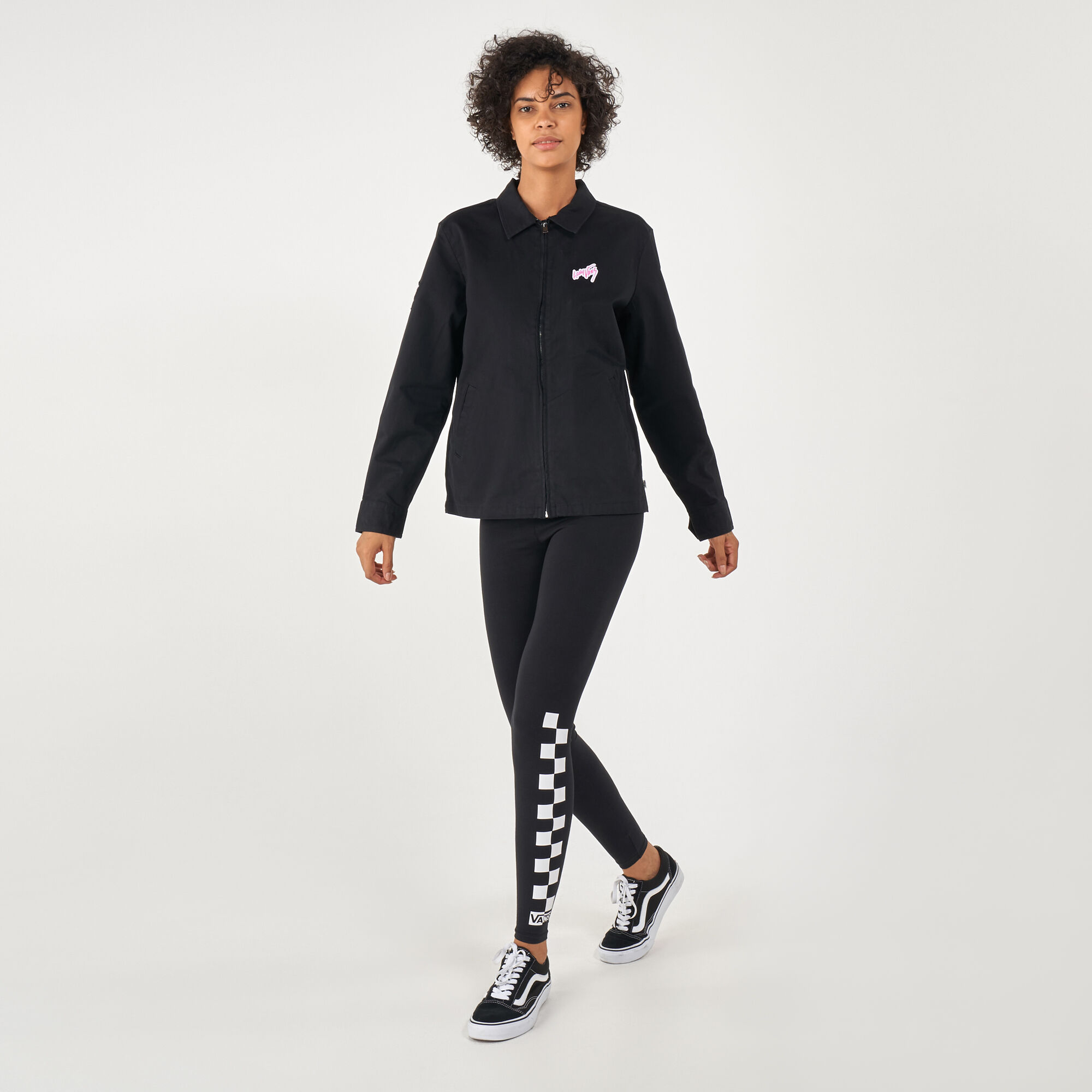Buy Vans Women s Lady Vans Jacket Black in KSA SSS