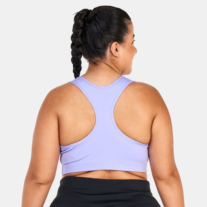 Nike Women's Dri-FIT Swoosh Sports Bra (Plus Size) Pink Nike Women's Dri-FIT Swoosh Sports Bra (Plus Size) Pink image number 1