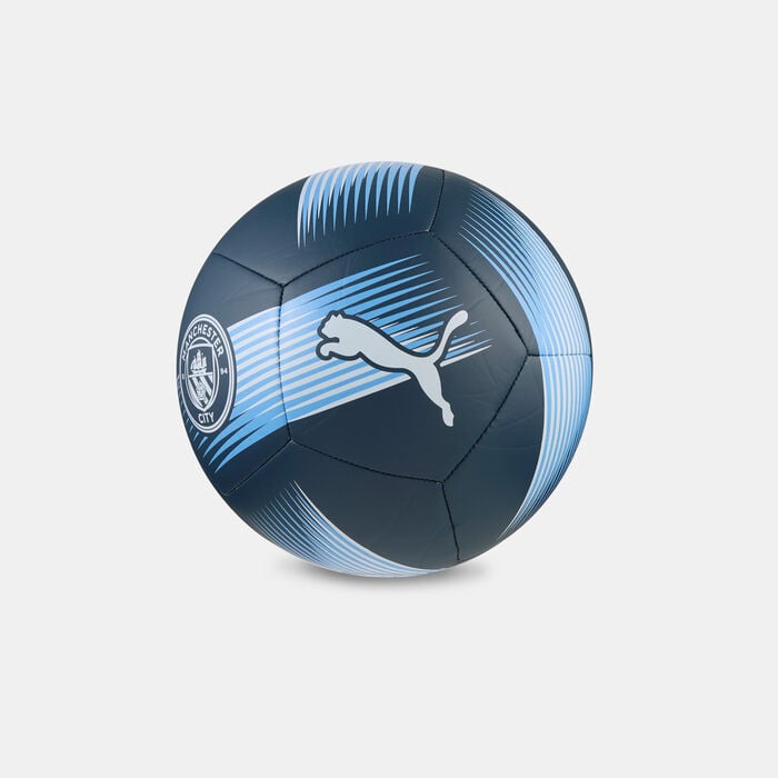 PUMA Kids' Manchester City Essentials Football Blue PUMA Kids' Manchester City Essentials Football Blue image number 0