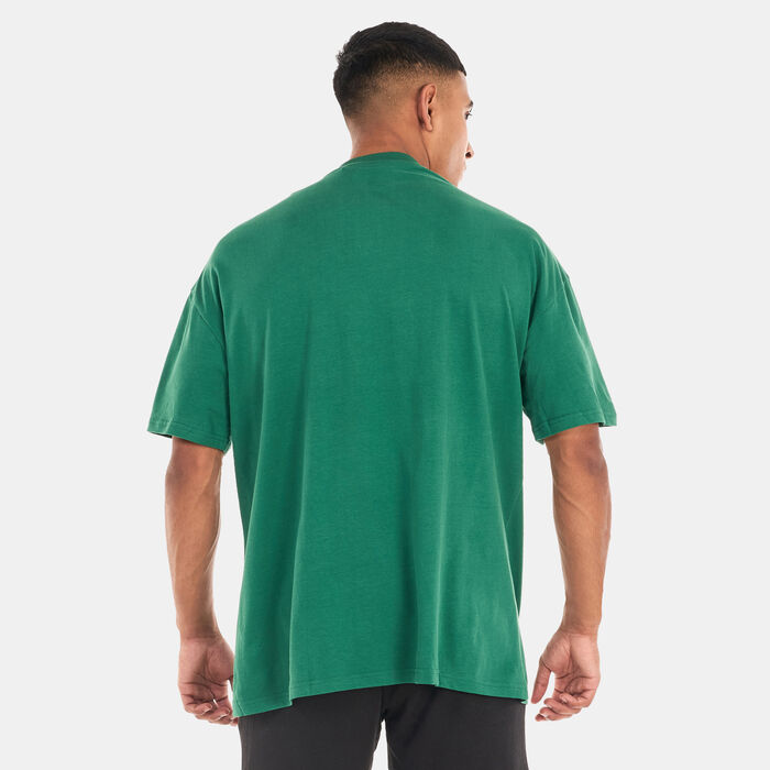 PUMA Men's CLASSICS Oversized T-Shirt Green PUMA Men's CLASSICS Oversized T-Shirt Green image number 1