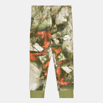 Nike Kids' Sportswear Club Marble Fleece Pants Green