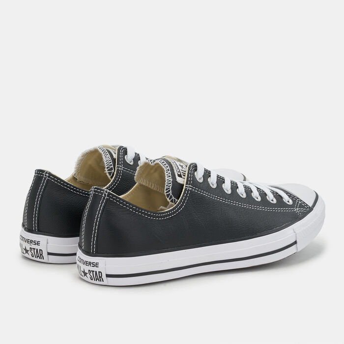 Converse Chuck Taylor All Star Low-Top Leather Unisex Shoe Black Converse Chuck Taylor All Star Low-Top Leather Unisex Shoe Black image number 2