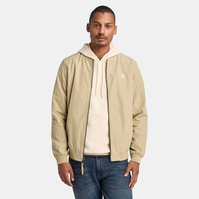 Timberland Men's Water Repellent Bomber Jacket Green Timberland Men's Water Repellent Bomber Jacket Green