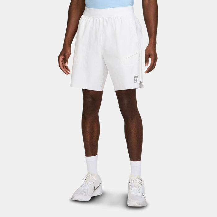 Nike Men's Court Advantage Dri-FIT Tennis Shorts White image number 0