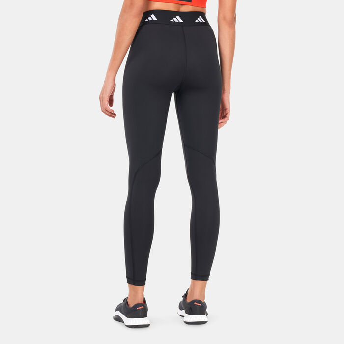 adidas Women's Techfit 7/8 Leggings Black adidas Women's Techfit 7/8 Leggings Black image number 1