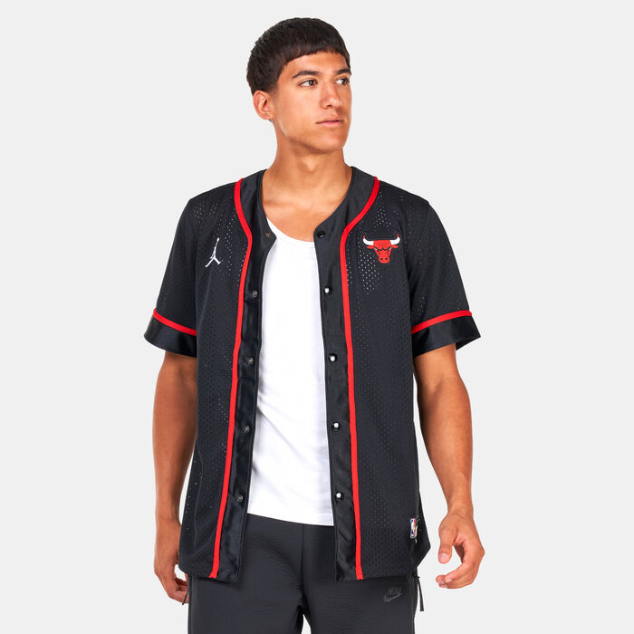 Jordan Men's Chicago Bulls Dri-FIT T-Shirt Black image number 0