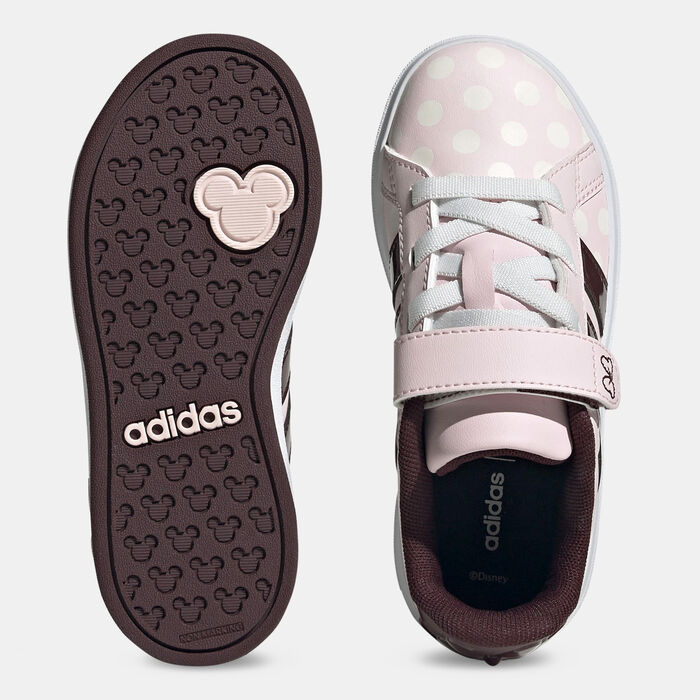 adidas Kids' Disney Minnie Mouse Grand Court Shoes Pink adidas Kids' Disney Minnie Mouse Grand Court Shoes Pink image number 4