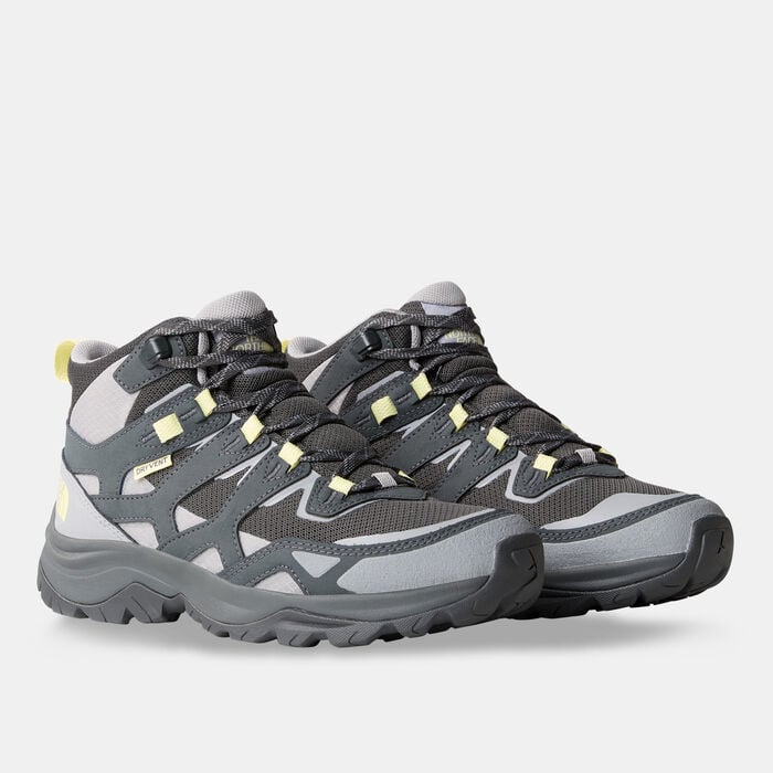 The North Face Women's Hedgehog 3 Mid Waterproof Shoes Grey The North Face Women's Hedgehog 3 Mid Waterproof Shoes Grey image number 1