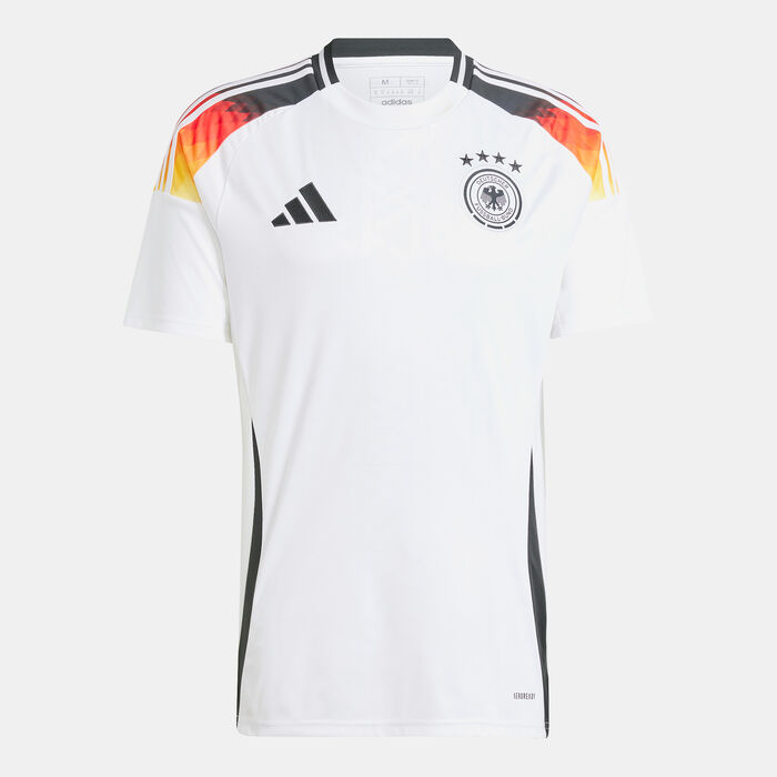 adidas Men's Germany Replica Home Football Jersey - 2024 White image number 4