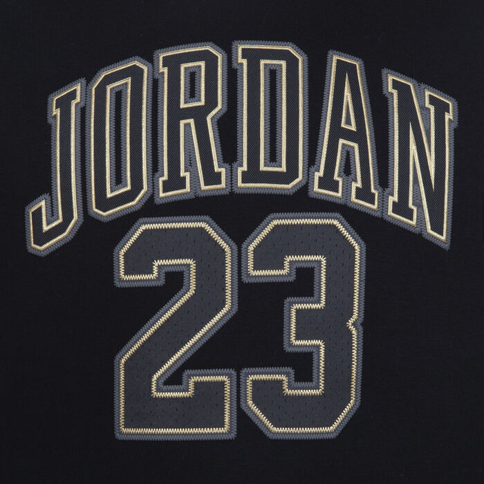 Jordan Kids' Fleece Hoodie Black image number 4
