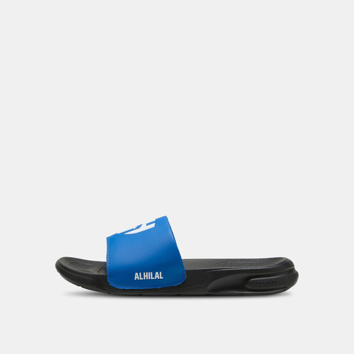 PUMA Kids' Softride Teamcat Al Hilal Slides Blue PUMA Kids' Softride Teamcat Al Hilal Slides Blue image number 0