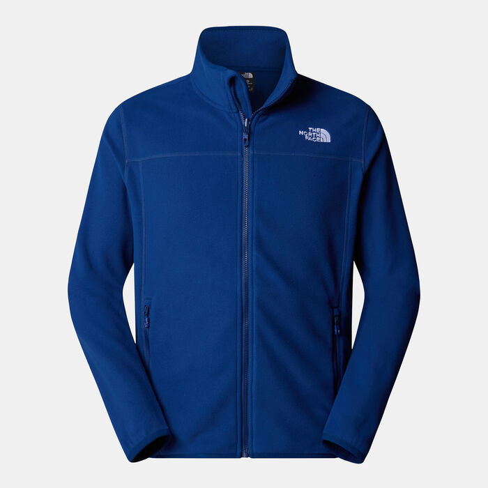 The North Face Men's 100 Glacier Fleece Full-Zip Jacket Blue The North Face Men's 100 Glacier Fleece Full-Zip Jacket Blue image number 0