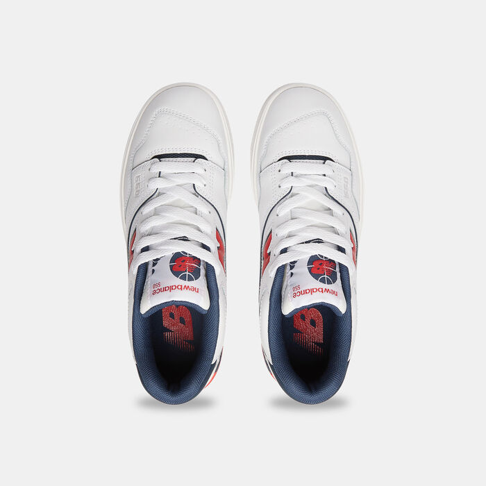 New Balance Kids' BB550 Shoes White New Balance Kids' BB550 Shoes White image number 4
