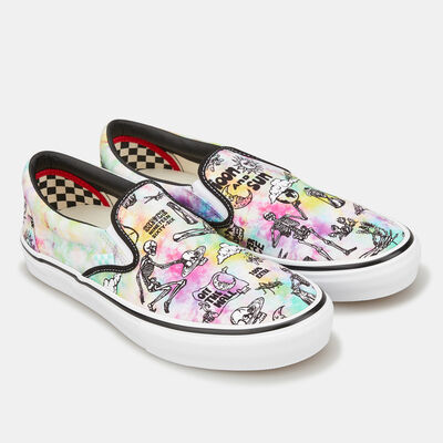 Vans Men's Shroom Doom Skate Slip-On Unisex Shoe Multi-Color
