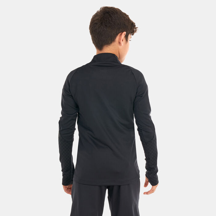 Nike Kids' 1/4 Zip Paris Saint-Germain Dri-FIT Strike Drill Top Grey Nike Kids' 1/4 Zip Paris Saint-Germain Dri-FIT Strike Drill Top Grey image number 1