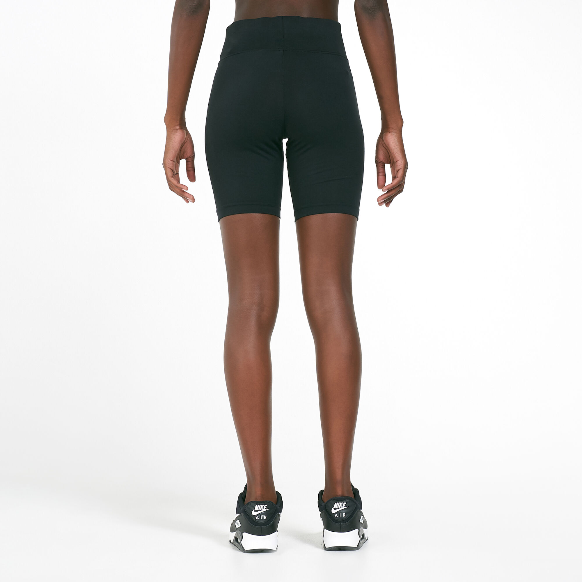 Nike biker shorts leg a see deals