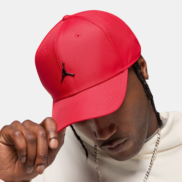 Jordan Rise Structured Metal Logo Cap Red image number 2