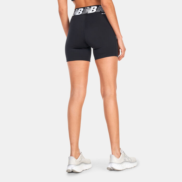 New Balance Women's Relentless Fitted Shorts Black image number 1